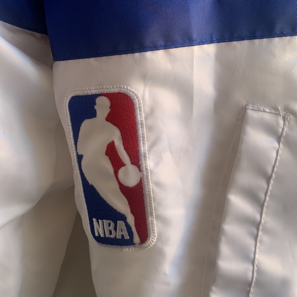 Ty Mopkins Detroit Pistons Starter Varsity Jacket - Picture 3 of 11